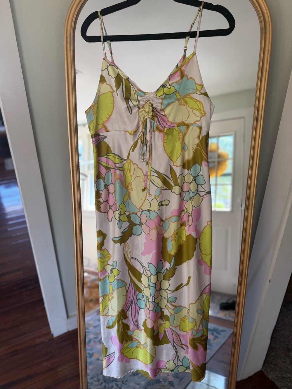 Emma & Michelle Slip Dress with cinched bust